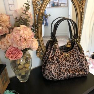Cheetah Coach Purse